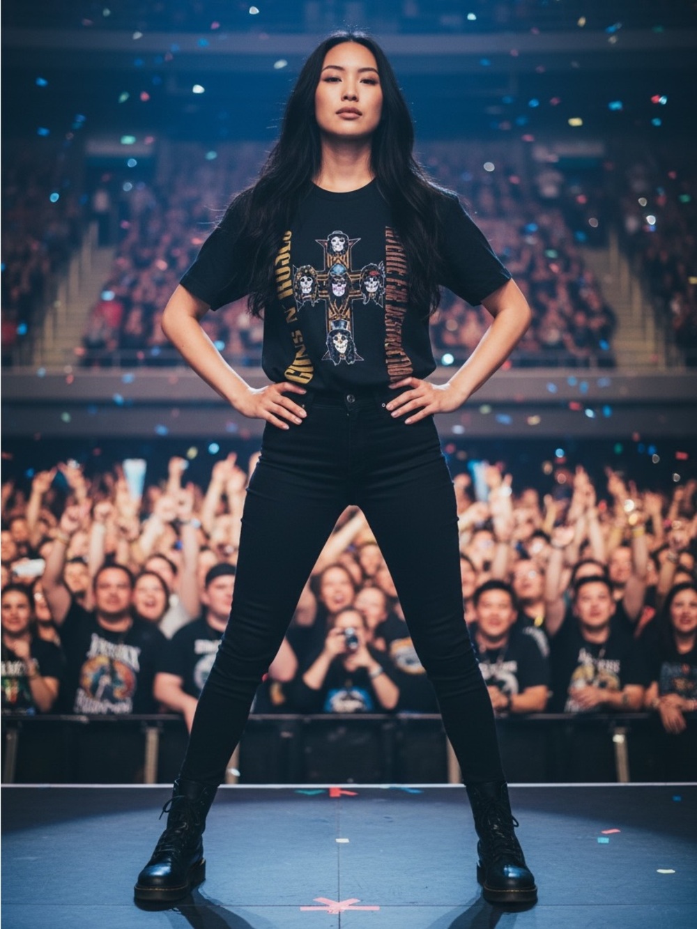 Darby’s Unisex Guns N' Roses "Appetite for Destruction" Medium Graphic Black tee
